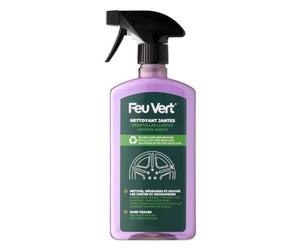 Limpiallantas para coches Feu Vert, 500ml, formato en spray de fácil aplicación - Evita la formación de grasa sin dejar rastro