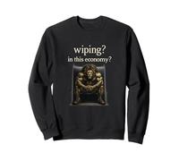 Limpiando En Esta Economía Divertido El León No Gen Z Meme Y2K Sudadera
