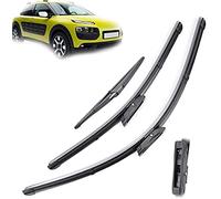 Limpiaparabrisas 26"18" 10"Ventanilla del automóvil Parabrisas Delantero Juego de escobillas del limpiaparabrisas para Citroen C4 para Cactus 2014 2015 2016 2017 2018 2019 2020