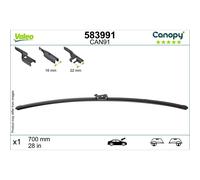 Limpiaparabrisas 700 Mm Con Spoiler VALEO Para, Entre Otros, TESLA MODEL