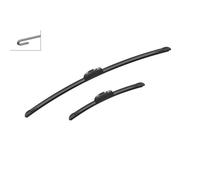 Limpiaparabrisas BOSCH Aerotwin Retrofit AR654S, 650/340mm, Frente, 2 Pieza