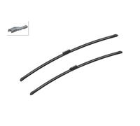 2x Escobilla del limpiaparabrisas Escobilla con hoja plana 3 397 007 944 BOSCH