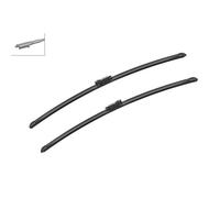 Bosch A824S - escobilla limpiaparabrisas Aerotwin - Longitud: 700/700 mm - 1 juego para el parabrisas (frontal)