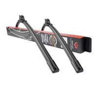 Limpiaparabrisas Coche Compatible con FIAT GRANDE PUNTO, PUNTO EVO y PUNTO ABARTH desde 10/2005 en adelante Escobillas delanteras 65 38 cm - Set nuevo Aero Flat
