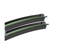 Limpiaparabrisas Coche con Para Smart ForTwo 450 451 453 1998 1999 2000 2001 2002 2003 2004 2005 2006-2019 Escobillas limpiaparabrisas delanteras 2 unidades(Black-Green)