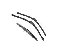 Limpiaparabrisas Coche para Suzuki para Swift para Hatchback para MK2 2005-2017 Limpiaparabrisas Trasero Delantero De Coche De Goma Suave Parabrisas 21 "+ 18" + 10" Limpiaparabrisas(3 Wipers)