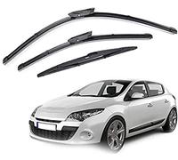 Limpiaparabrisas de 24 "16" 14 "para ventana delantera y trasera juego de escobillas de limpiaparabrisas para Renault para Megane MK3 Hatchback & Coupe 2008 2009 2010 2011 2012 2013 2014 2015 2016