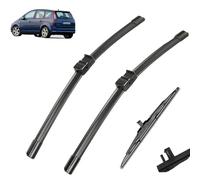 Limpiaparabrisas de coche compatible con Ford Focus C-Max MK1/C-Max MPV MK1 2003-2010, limpiaparabrisas trasero delantero de coche, limpiaparabrisas automático de 26"+19"+11" (Color : 3 wipers)