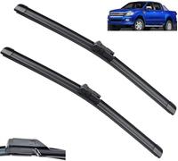 Limpiaparabrisas de coche compatible para Ford Ranger PX 2011-2022 con delantero goma suave parabrisas automático Juego Brazo y escobilla