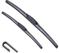 Limpiaparabrisas de coche compatible para Toyota Previa 50 2006~2019 con delantero goma suave parabrisas automático Juego Brazo y escobilla