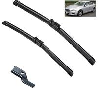 Limpiaparabrisas de coche compatible para Volvo S60 II 2010-2018 con delantero goma suave parabrisas automático Juego Brazo y escobilla
