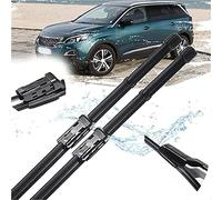 Limpiaparabrisas de Coche, para Peugeot 5008 2017 2018 2019 2.ª 2 generación Parabrisas Delantero Cepillos de Parabrisas Lavadora Accesorios de Coche Pegatinas