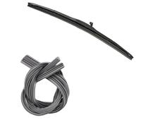 Limpiaparabrisas de vehículos 2 uds limpiaparabrisas recambio de goma 26/16 pulgadas suave original Compatible con Toyota RAV4 2013 2014 2015 2016 2017 2018 2019 2020 accesorios de coche Limpiaparabri