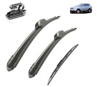 Limpiaparabrisas de vehículos 3 unids/set de escobillas limpiaparabrisas delanteras y traseras for Ssangyong Rexton 2016 2015 2014 2013 2012 2011 2010 2009 2008 2007 2006 2005 Limpiaparabrisas para to