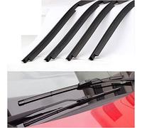 Limpiaparabrisas de vehículos 4 Uds. De tiras de goma Natural suave for inserción de vehículo de coche (recarga) for limpiaparabrisas tipo Valeo 14 "16" 17 "18" 19 "20" 21 "22" 24 "26" 28" Limpiaparab