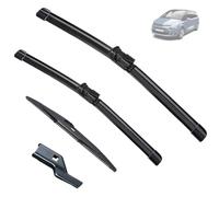 Limpiaparabrisas de vehículos Juego de escobillas limpiaparabrisas de 30 "30" 14 ", Kit delantero y trasero for Citroen C4 Picasso / C4 Picasso MK2 2014 2015 2016 2017 Limpiaparabrisas para todo clima