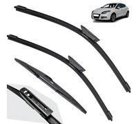 Limpiaparabrisas de vehículos Juego de escobillas limpiaparabrisas delanteras y traseras for Renault Megane 3 Hatchback Coupe 2016 2015 2014 2013 2012 2011 2010 2009 2008 Limpiaparabrisas para todo cl