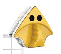 Limpiaparabrisas de ventana magnética, limpiador de vidrio magnético: escobilla triangular de vidrieras magnéticas, herramienta de limpiador de ventanas domésticas para la limpieza de espesores de la