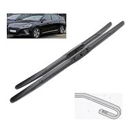 Limpiaparabrisas delantero híbrido compatible con Hyundai Ioniq 2016-2022 parabrisas ventana coche lluvia cepillos 26 "+18"