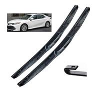Limpiaparabrisas delantero híbrido compatible con Toyota Camry XV70 LE TRD SX 2017-2023 Parabrisas Ventana Cepillos 26"+20"