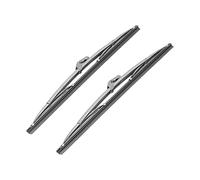 Limpiaparabrisas Delantero Limpia Parabrisas Acero Inoxidable Pulido Plata 12 Pulgadas 30,48 Cm coche Universal