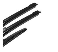 Limpiaparabrisas Delantero Limpiaparabrisas Coche Es Adecuado Para Jeep Para Grand Cherokee WK 2005-2010 Tira Goma Limpiaparabrisas Delanteros Y Traseros CAVINBDZ(Black)