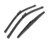 Limpiaparabrisas Delantero Y Trasero De 27" + 25" + 12" Para Opel Para Astra J GTC 2009-2015(2x Front 1x Rear)