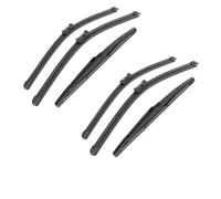 Limpiaparabrisas Delantero Y Trasero De 27" + 25" + 12" Para Opel Para Astra J GTC 2009-2015(4x Front 2x Rear)