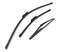 Limpiaparabrisas Delantero Y Trasero para Coche, Escobilla Limpiaparabrisas, Brazo de 24/16/12 Pulgadas, Escobilla Limpiaparabrisas Trasero para Corsa D 2006-2014