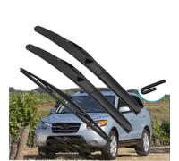 Limpiaparabrisas Delantero Y Trasero Para Coche, Juego De Limpiaparabrisas Delantero Y Trasero De 24 "+ 18" + 14 "para Hyundai Para Santa Fe 2007- 2012 Escobillas de limpiaparabrisas(1 Set 24 18 14,Le