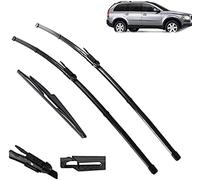 Limpiaparabrisas delantero y trasero para Volvo XC90 2004-07,2006, juego de escobillas para parabrisas, ventana de 24 "+ 22" + 15 "
