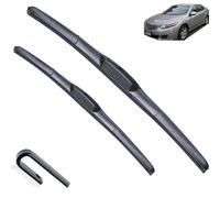 Limpiaparabrisas delanteros compatible con Honda Accord 8ª generación Europa modelo 2008-2012, cepillos for ventana de parabrisas de 24"+22"