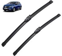 Limpiaparabrisas Delanteros de Coche para Renault Logan Taliant Accessories Dacia Sandero III 2020-2023,Goma Suave HD,Fácil Instalación Goma Duradera