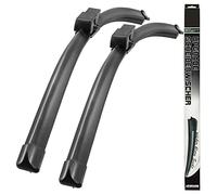 Limpiaparabrisas delanteros válidos para BMW Serie 5 E39 | 1995-2004 + Peugeot 607 | 2000-2010 Escobillas Parabrisas Gomas