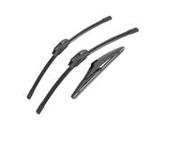 Limpiaparabrisas Delanteros Y Traseros Para Auris Para Hatchback MK2 2012-2017 26" + 14" + 8" 3 Unidades Accesorios Para Parabrisas Y Ventanas Limpiaparabrisas Delanteros(2x Front 1x Rear)