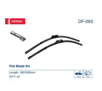 Escobilla del limpiaparabrisas Escobilla con hoja plana DF-093 DENSO para AUDI