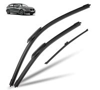 Limpiaparabrisas Escobillas limpiaparabrisas compatible con BMW Serie 1 F40 2019 2020 2021 2022 2023 Parabrisas trasero delantero Cepillos for ventana Accesorios for automóviles, Escobilla limpiapara