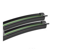 Limpiaparabrisas Escobillas Limpiaparabrisas Delanteras 2 Piezas Accesorios Ventana Parabrisas Para Seat Para Altea Para Altea XL 2004 2005-2023 Escobillas Limpiaparabrisas(Black-Green,B)