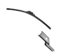 Limpiaparabrisas Escobillas Limpiaparabrisas Universales De Doble Capa De Goma Suaves Sin Marco Y Sin Soporte Accesorios Para Parabrisas Parabrisas(25inch (625mm),Top Lock 19mm)