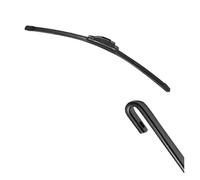 Limpiaparabrisas Escobillas Limpiaparabrisas Universales De Doble Capa De Goma Suaves Sin Marco Y Sin Soporte Accesorios Para Parabrisas Parabrisas(19inch (475mm),J Hook)