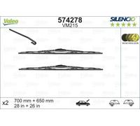 Limpiaparabrisas Ford Galaxy 95-06 (574278) OEM Valeo