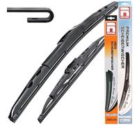 Limpiaparabrisas híbrido Flex Aero compatible para Renault Twingo tipo C06 BJ 1993-2007 - 300 mm/650 mm - Juego de escobillas limpiaparabrisas - Recambo