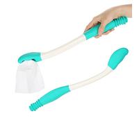 Limpiaparabrisas Inferior, Manija Larga Reach Comfort Soporte de Limpiaparabrisas Inferior Agarre de Papel Higiénico Ayudante de Ayuda de Autolimpieza,Agarre de Papel Higiénico