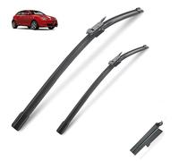 Limpiaparabrisas Juego de escobillas limpiaparabrisas delanteras y traseras compatible con Alfa Romeo MiTo 2008-2018, cepillos for parabrisas de ventana, accesorios for coche, cortador 26+15+12, Es