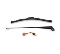 Limpiaparabrisas, Kit de Limpiaparabrisas Manual, bajo Nivel de Ruido, Universal, Negro, Operado a Mano para UTV