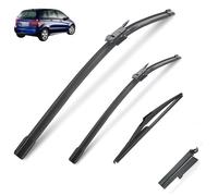 Limpiaparabrisas Limpiaparabrisas compatible con Mercedes Benz Clase B W245 2005-2011 B Klasse Sport Parabrisas delantero trasero B200 B180 B160 B170 2006, Escobilla limpiaparabrisas para todo clim
