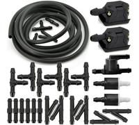 Limpiaparabrisas limpiaparabrisas escobillas de pulverización de Agua y boquillas para Iveco Daily Van EcoDaily EuroCargo Trakker S-Way Truck Cabina