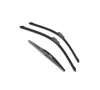 Limpiaparabrisas para Suzuki para SX4 para S-Cross 2006-2020 Limpiaparabrisas Trasero Delantero Coche Limpiaparabrisas Goma Suave Parabrisas Coche 26 "+ 14" + 10" Parabrisas Coche(3 Wipers)