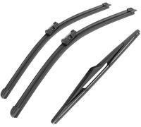 Limpiaparabrisas Parabrisas Para Ford Focus 3 III RS Tournament Hatchback 2011 2012 2013 2014 2015 2016 2017 28 + 28 + 12, Limpia Parabrisas Delanteras Y Traseras Coche Escobilla Limpiaparabr
