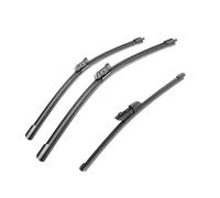 Limpiaparabrisas Parabrisas Para Golf 7 MK7 Hatchback 2012 2013 2014 2015 2016 2017 2018 26 "+ 18" + 11 "Parabrisas Delantero Y Trasero Accesorios Para Ventanas 3 Piezas Escobilla Limpiaparabrisas